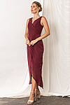 Kira Mahogany Wine Burgundy Bridesmaid Dresses by Talia Sarah