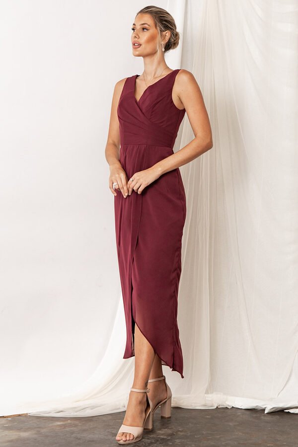 Kira Mahogany Wine Burgundy Bridesmaid Dresses by Talia Sarah Kira Mahogany Wine Burgundy Bridesmaid Dresses by Talia Sarah