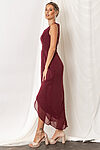 Kira Mahogany Wine Burgundy Bridesmaid Dresses by Talia Sarah