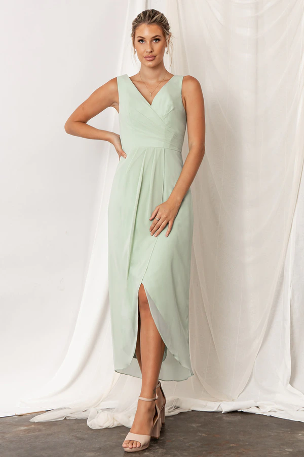 Kira Bridesmaid Dress by Talia Sarah in Sage Green Kira Bridesmaid Dress by Talia Sarah in Sage Green