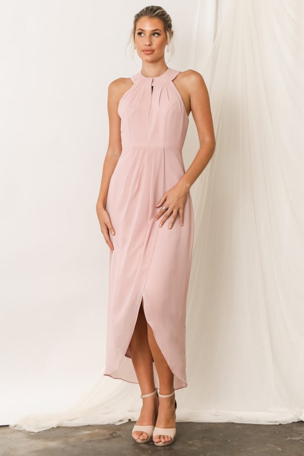 Mila Bridesmaids Dress by Talia Sarah in blush dusty pink