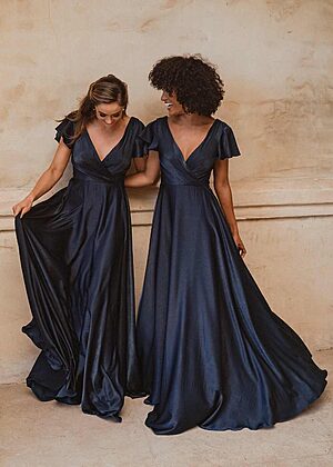Auckland Bridesmaid Dress by Tania Olsen - Navy Blue