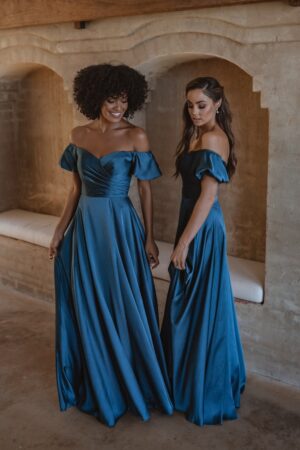 Lagos Bridesmaid Dress by Tania Olsen - Peacock Blue