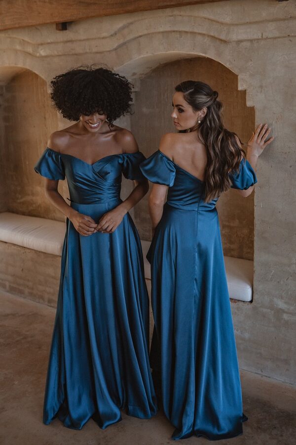Lagos Bridesmaid Dress by Tania Olsen - Peacock Blue Lagos Bridesmaid Dress by Tania Olsen - Peacock Blue