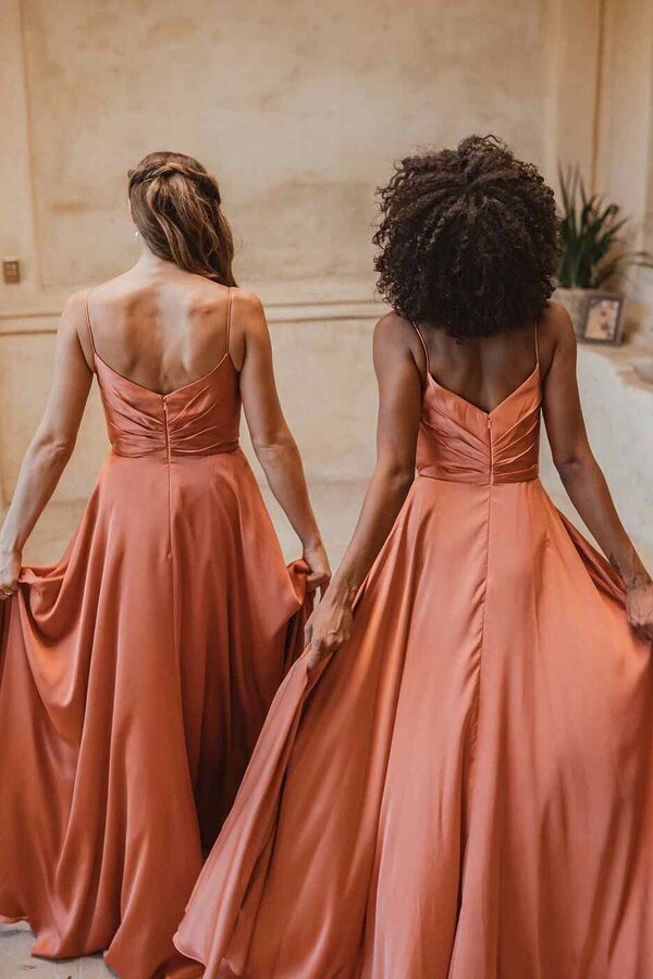 Suva Bridesmaid Dress by Tania Olsen - Terracotta Orange Suva Bridesmaid Dress by Tania Olsen - Terracotta Orange