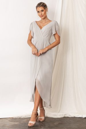 Zara Moonlight Grey Bridesmaid Dresses by Talia Sarah