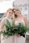 Real Bridesmaid Inspiration Chloe and Mila in Blush Pink by Bridesmaids Only
