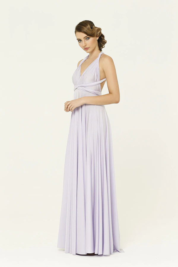 lilac infinity bridesmaid dress Lilac Infinity Dress Multiway Bridesmaid Dress Convertible Made in USA