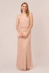 Gatsby Beaded Blush Pink Bridesmaid Dress By Adrianna Papell