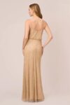 Gatsby Beaded Champagne Bridesmaid Dress By Adrianna Papell