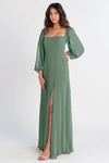 Jenny Yoo Althea Bridesmaids Dress in Eucalyptus
