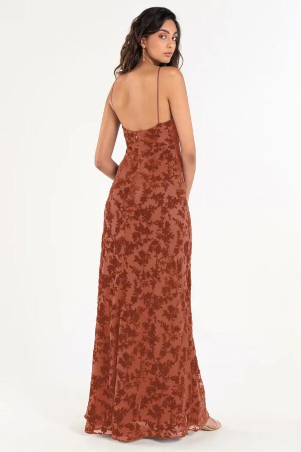 Rory Bridesmaid Dress by Jenny Yoo – English Rose2 Burnt Velvet Rose Bridesmaid Dresses by Jenny Yoo Australia