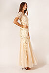 Amelia Champagne Gold Bridesmaid Dress by Dressology - AmeliaBridesmaidDressChampagneGoldTulle3