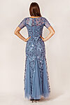 Amelia Dusty Blue Bridesmaid Dress Tulle Sequin
