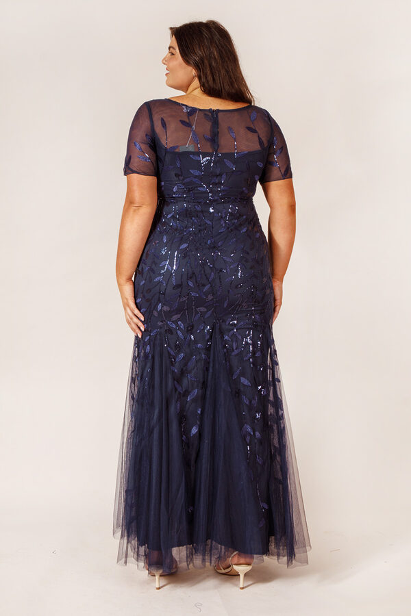 AmeliaBridesmaidDressNavyTulleCurvy4 Amelia Navy Bridesmaid Dress by Dressology