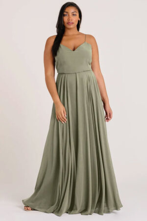 Inesse Sage Green Bridesmaid Dress