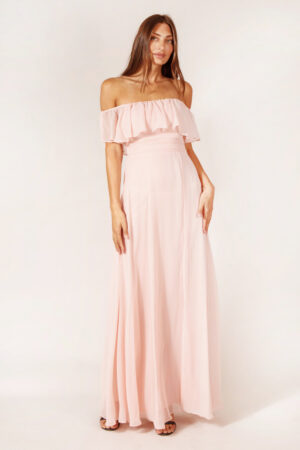 Ivy Bridesmaid Dress Pink Blush Chiffon Bridesmaids Only Australia Cheap