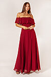 Burgundy Red Bridesmaid Dress