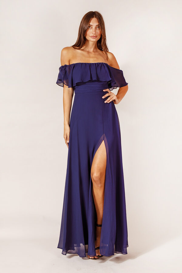 IvyBridesmaidDressNavyBlueChiffon2 Ivy Navy Bridesmaid Dress by Dressology - IvyBridesmaidDressNavyBlueChiffon2