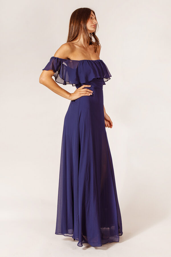 IvyBridesmaidDressNavyBlueChiffon3 Ivy Navy Bridesmaid Dress by Dressology - IvyBridesmaidDressNavyBlueChiffon3