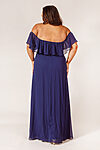 Ivy Navy Bridesmaid Dress by Dressology - IvyBridesmaidDressNavyBlueChiffonCurvyPlusSize4