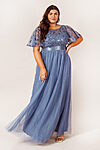 Olivia Dusty Blue Bridesmaid Dress by Dressology