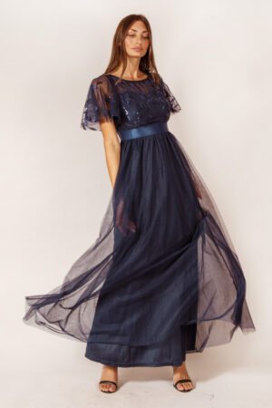 Olivia Navy Bridesmaid Dress by Dressology