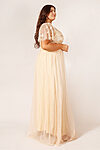 Olivia Champagne Gold Bridesmaid Dress by Dressology