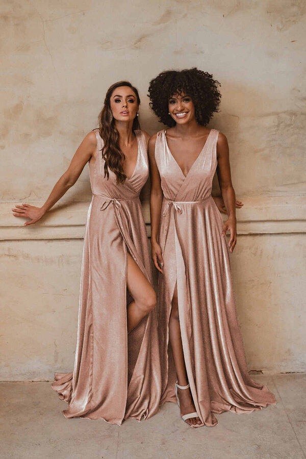 Napa Bridesmaid Dress by Tania Olsen - Champagne Napa Bridesmaid Dress by Tania Olsen - Champagne