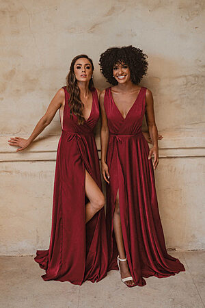 Napa Bridesmaid Dress by Tania Olsen - Wine Red