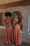 Lagos Bridesmaid Dress by Tania Olsen - Terracotta Orange