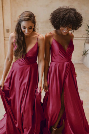 Suva Bridesmaid Dress by Tania Olsen - Wine Red