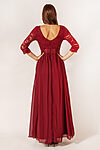 Zoey Burgundy Bridesmaid Dress by Dressology - ZoeyLongSleeveBridesmaidDressBurgundyRed4