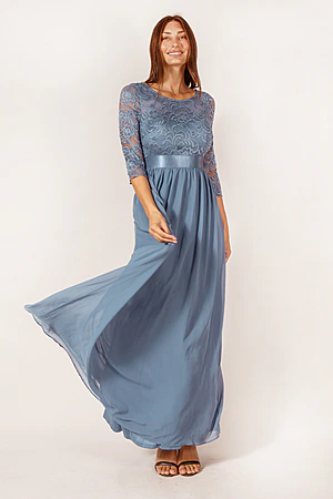 Zoey Dusty Blue Bridesmaid Dress by Dressology