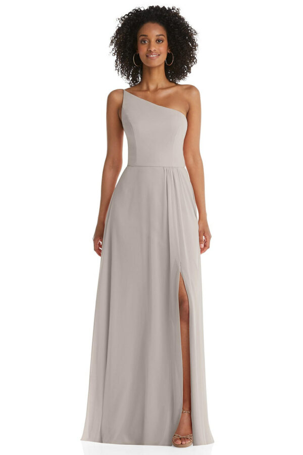 Penny Taupe Grey Bridesmaid Dress by Dessy