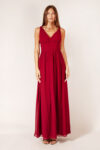 Lana Bridesmaid Dress Burgundy Red Australian Curvy Plus Size