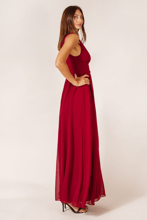 LanaBridesmaidDresBurgundyRedAustralian3 Lana Bridesmaid Dress Burgundy Red Australian Curvy Plus Size