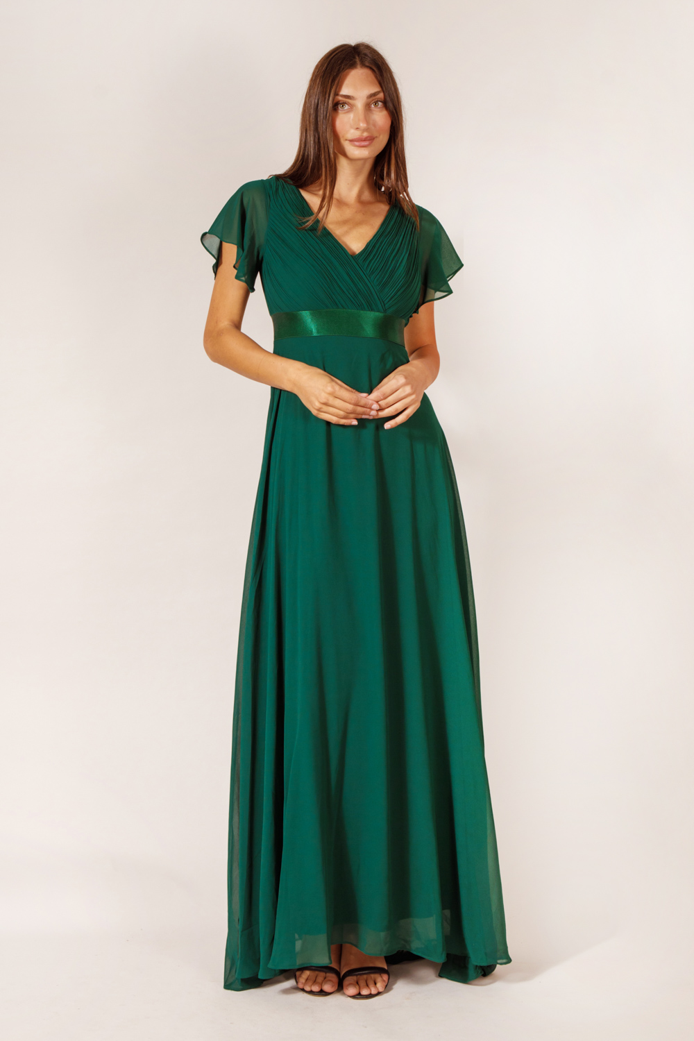 Emerald Green Maxi Dress - Tie-Strap Dress - Bridesmaid Dress - Lulus