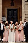 Savannah Blush Pink Bridesmaid Dresses by Dressology - Savannah Blush Bridesmaid Dress with Sleeves (1)