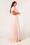 Blush Pink Cheap Bridesmaid Dresses Australia Plus Size