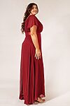 Burgundy Cheap Plus Size Bridesmaid Dresses Australia