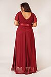 Burgundy Cheap Plus Size Bridesmaid Dresses Australia