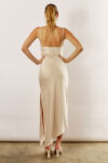 Kaia Satin Cowl Bridesmaid Dress Champagne Australia Under 200