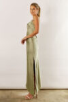 Kaia Satin Cowl Bridesmaid Dress Rust Sage Green Australia Under 200