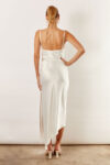 Kaia Satin Cowl Bridesmaid Dress White Australia Under 200