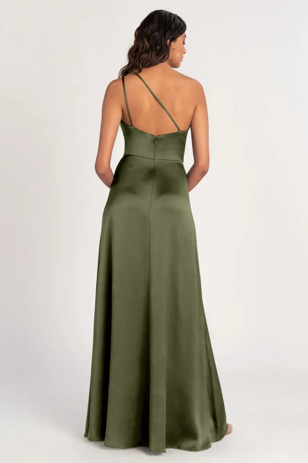 Jensen Bridesmaid Dress by Jenny Yoo - Olive Green Jensen Bridesmaid Dress by Jenny Yoo - Olive Green