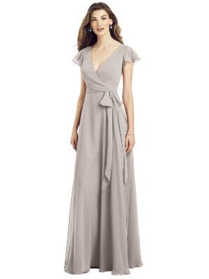 Avianna Taupe Grey Bridesmaids Dress by Dessy