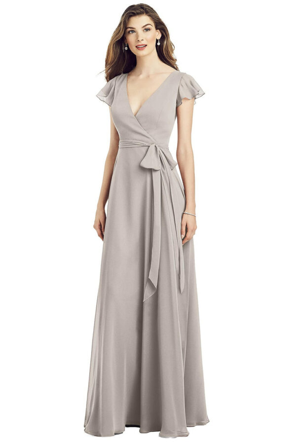 Avianna Taupe Grey Bridesmaids Dress by Dessy