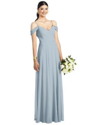 Eliza Mist Blue Bridesmaids Dress by Dessy