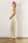 Blair Satin Slip Bridesmaid Dress by Talia Sarah in Champagne Australian Under 200 Curvy Plus Size